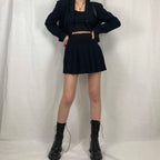 Halbhohe Schnürstiefeletten mit Fleecefutter für Damen