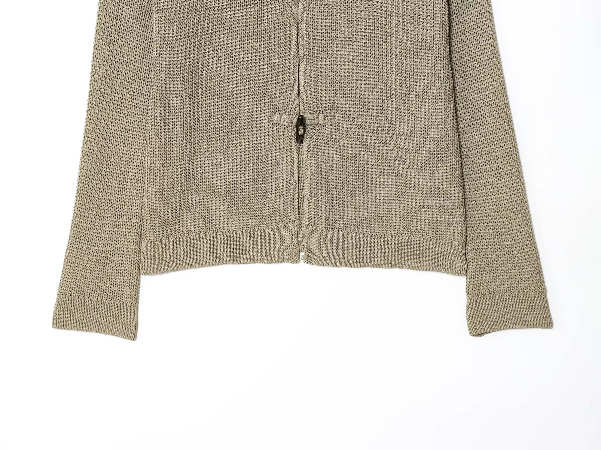 Chic Horn Button Knitted Cardigan for Women