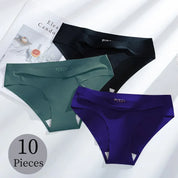 Culottes sans couture en microfibre - Lot de 10 unités