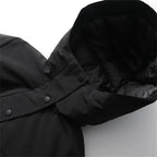 Elegant Women's Hooded Jacket with Cinched Waist