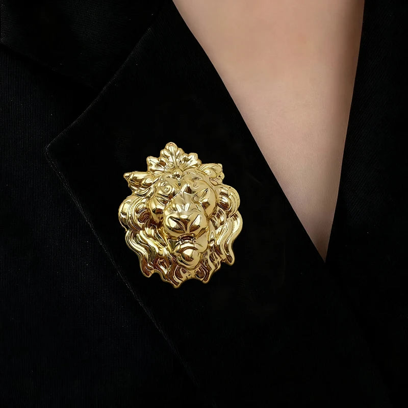 Lion Head Brooch – alternate view 3