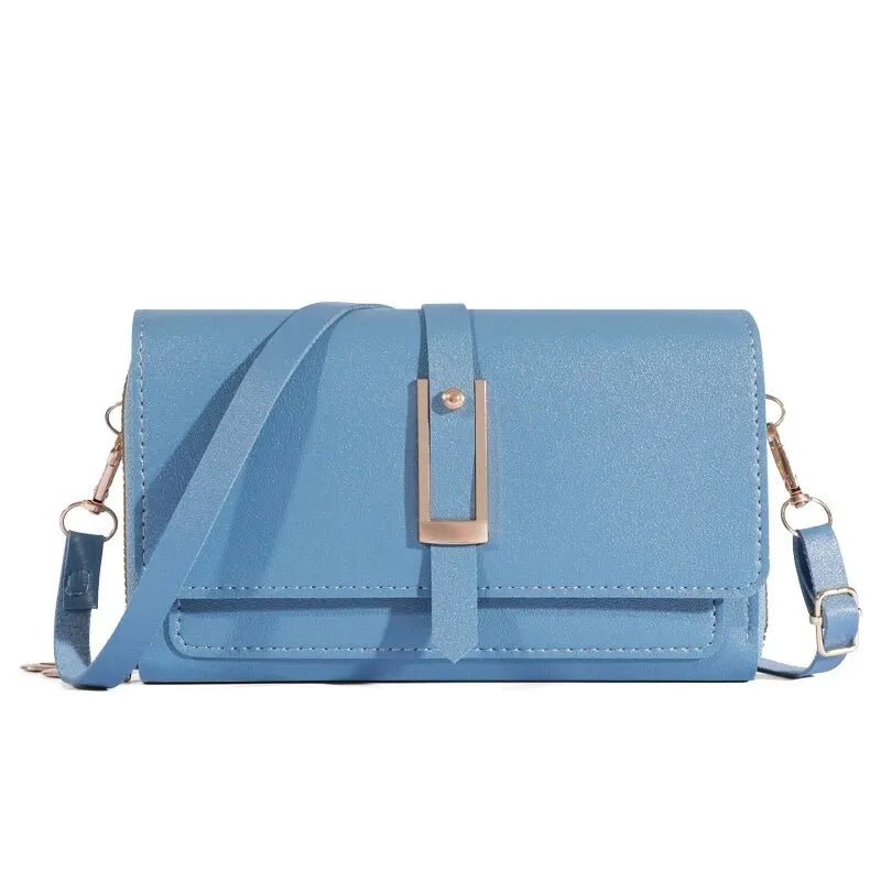 Sac bandoulière élégant pour femme - Porte-cartes et téléphone portable élégant