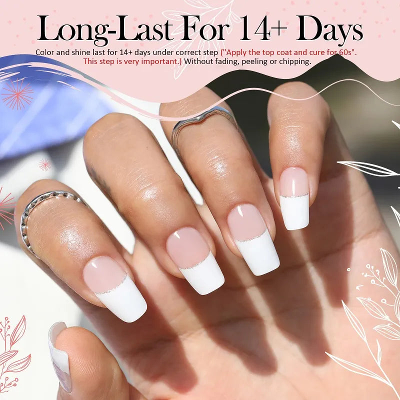 Gelnagelstickerset - Gratis UV-lamp - Perfecte nagels in enkele minuten