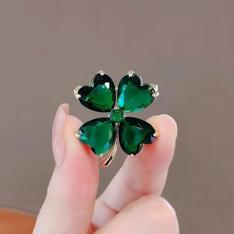Four-Leaf Clover Brooch – alternate view 3