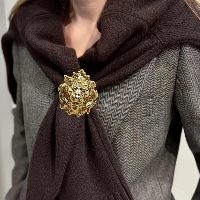 Lion Head Brooch – alternate view 4