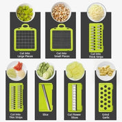 14-in-1 Multifunctional Vegetable Chopper & Slicer - Versatile Kitchen Tool for Effortless Meal Prep