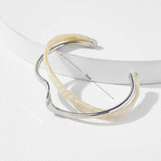 Elegant Geometric Metal Bangles for Women