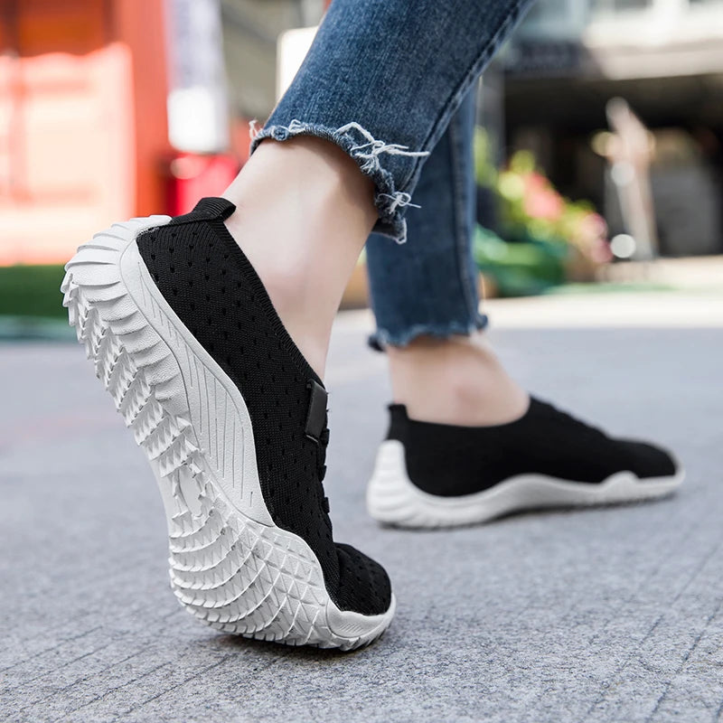 Women's Breathable Comfort Sneakers - Anti-slip & Soft Sole