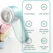 Electric Lint Remover Fabric Shaver USB Plug-in