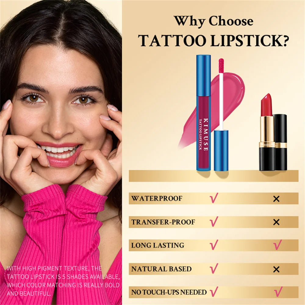 Matte Lip Tint Peel-Off - Tattoo Lipstick