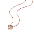 Radiant Moissanite Luxury Necklace - 18k Gold Plated Elegance