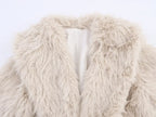 Elegant Faux Fur Long Winter Coat for Women