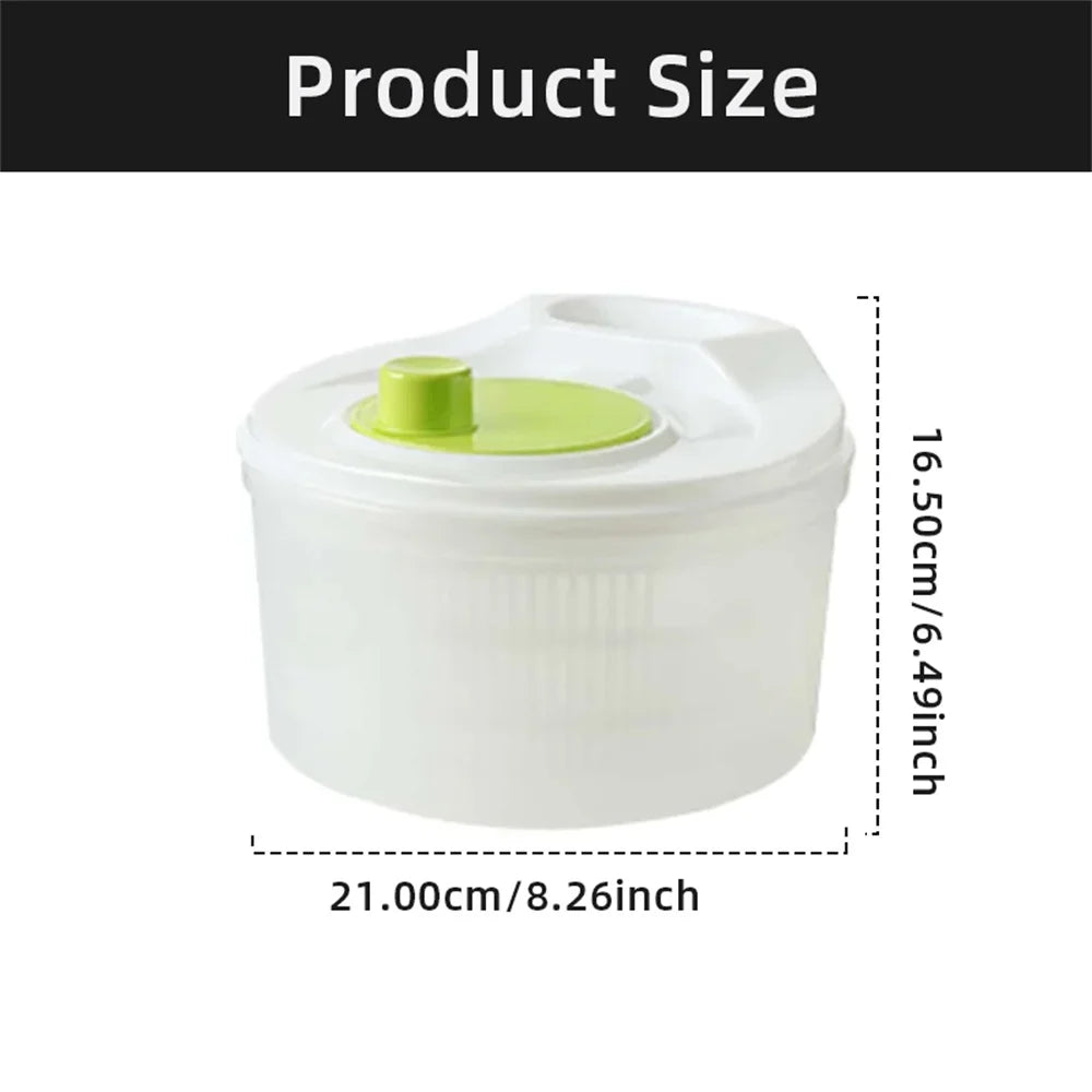 Effortless Salad Spinner & Vegetable Dryer