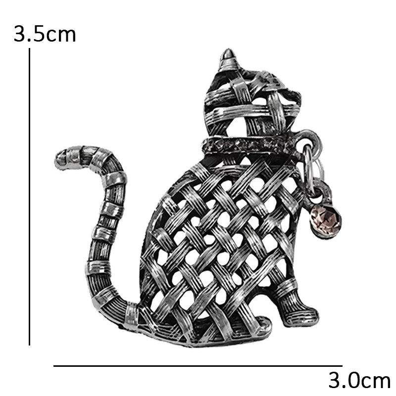 Vintage Cat Brooch – alternate view 5