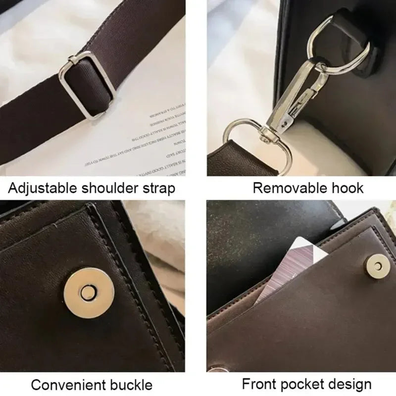 Elegante Umhängetasche für Damen – Vielseitiges Design mit kleiner Klappe