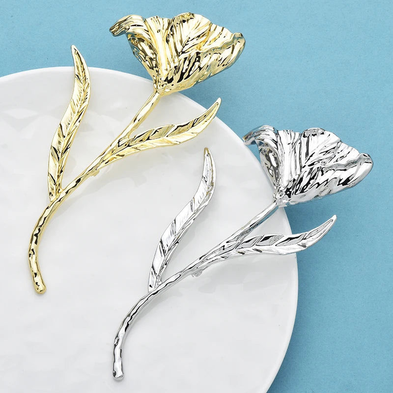 Tulip Flower Brooch – alternate view 2
