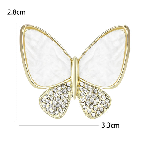 Crystal Butterfly Brooch – alternate view 2