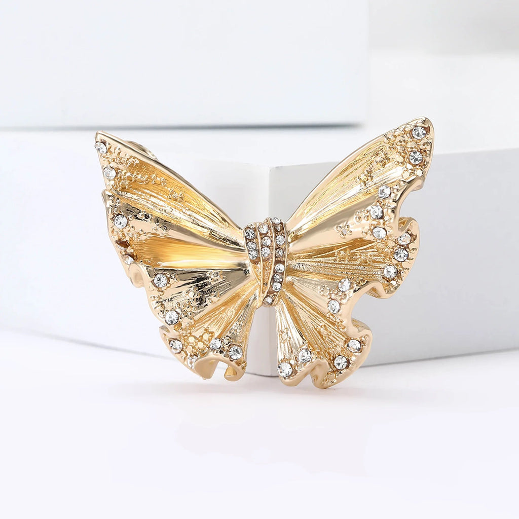 Crystal Butterfly Brooch – alternate view 2