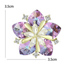 Crystal Flower Brooch – alternate view 3