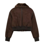 Elegant Autumn/Winter Women's Loose Double-Sided Jacket