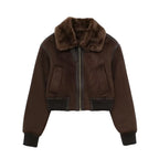 Elegant Autumn/Winter Women's Loose Double-Sided Jacket