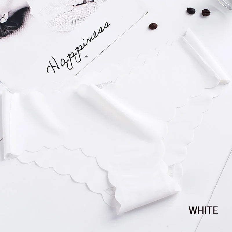 Slip en soie taille mi-haute sans coutures pour femme - Doux et confortable