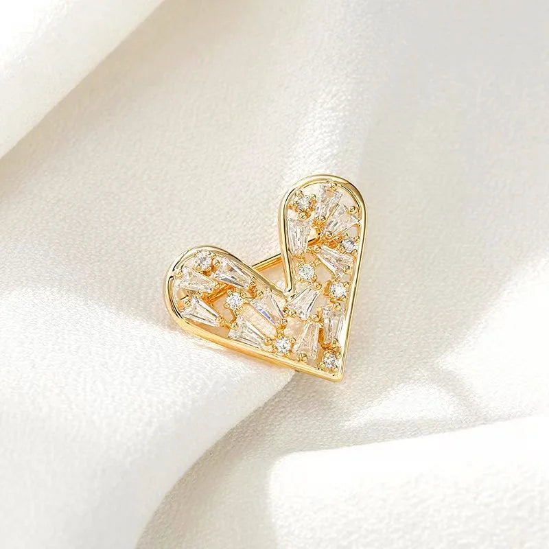 Crystal Heart Brooch – alternate view 4