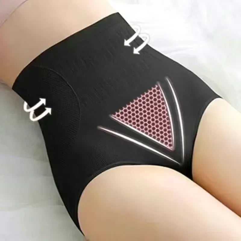 Culotte gainante taille haute sans coutures pour le contrôle du ventre