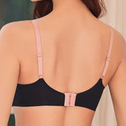Seamless Push Up Bras with Heart Pattern for Women