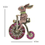 Crystal Rabbit Brooch – alternate view 3
