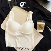 Ice Silk Seamless U-Back Bra with Fixed Cups