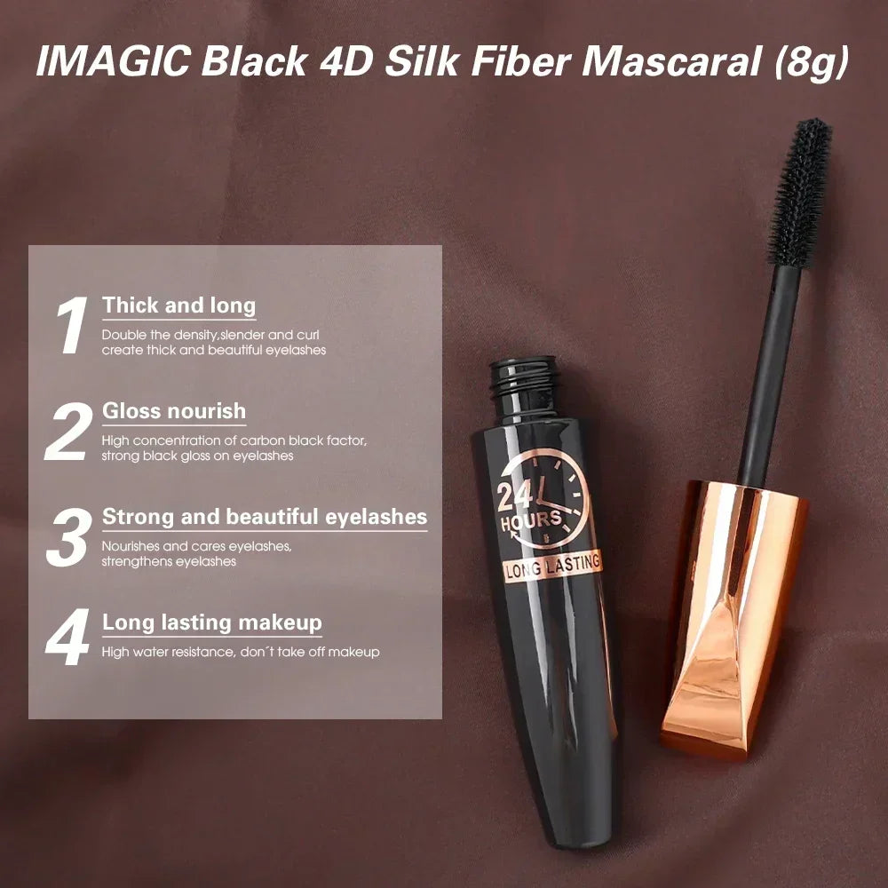 5D zijdevezel waterdichte mascara voor prachtige wimpers