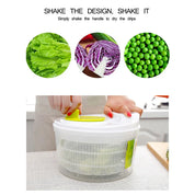 Effortless Salad Spinner & Vegetable Dryer