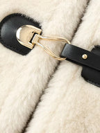 Luxurious Faux Fur Jacket with Toggle Closure