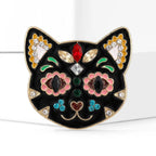 Crystal Cat Brooch – alternate view 2