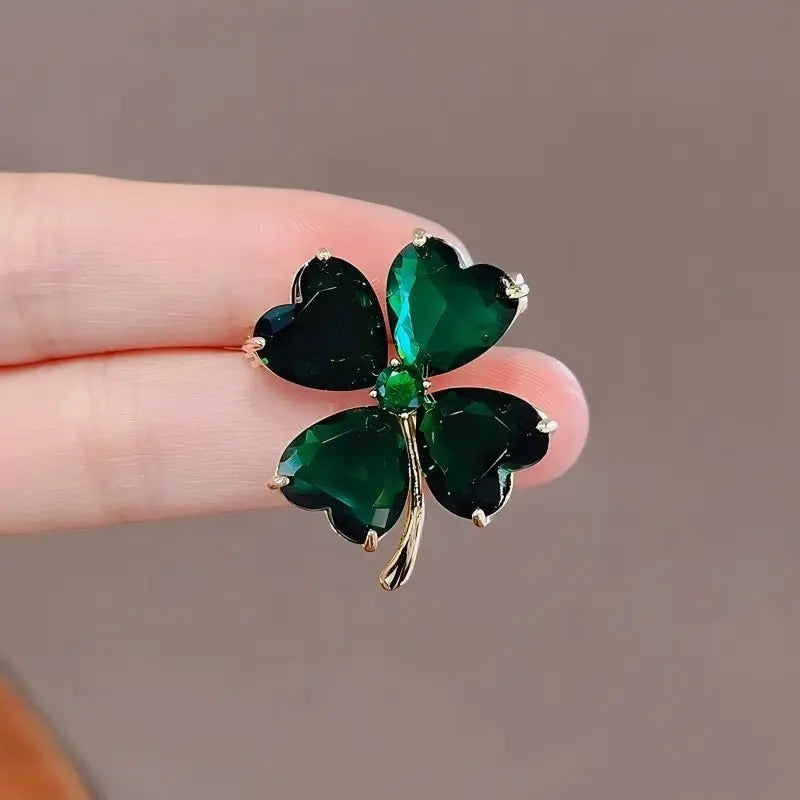 Four-Leaf Clover Brooch – alternate view 2