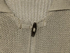 Chic Horn Button Knitted Cardigan for Women