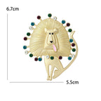 Lion Brooch – alternate view 3