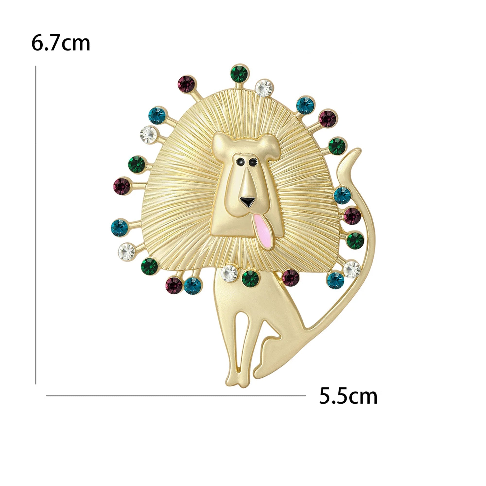 Lion Brooch – alternate view 3