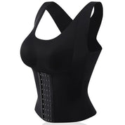 Women's 3-in-1 Bra with Buttons at the Waist for Posture and Shapewear