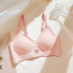 Seamless Push Up Bras with Heart Pattern for Women