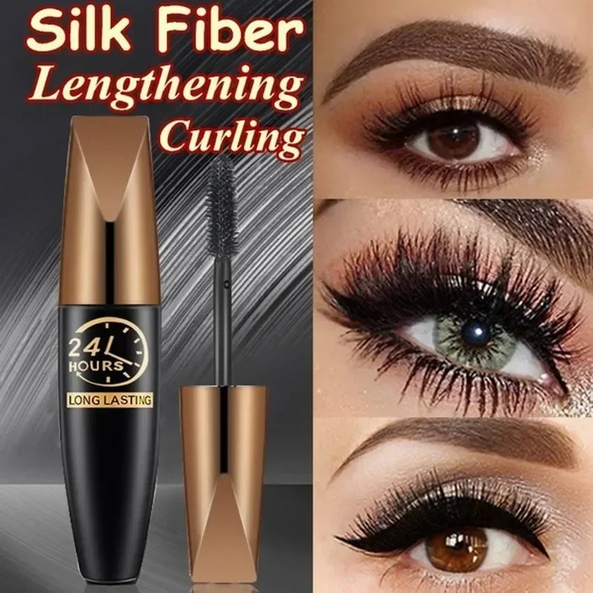 5D Silk Fiber Waterproof Mascara for Stunning Lashes