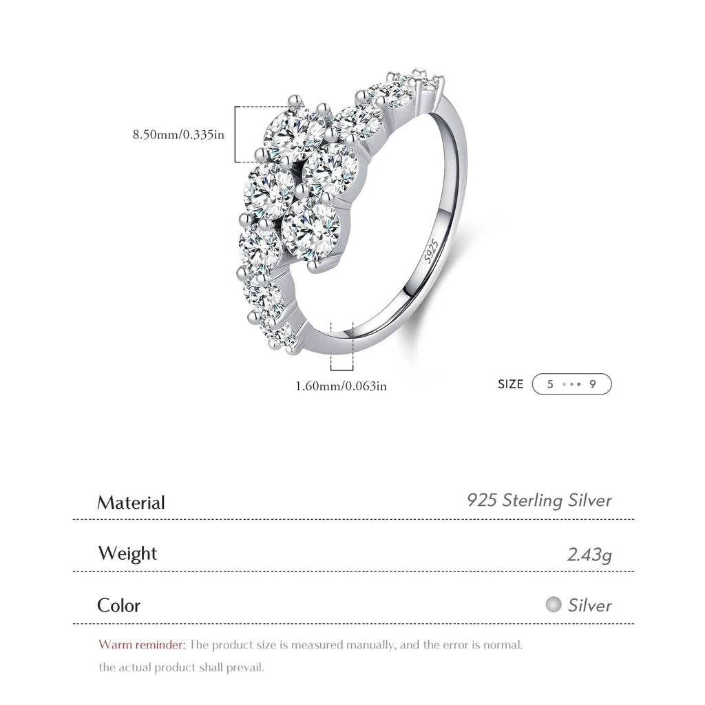 Ivictress Moissanite Luxe Ring - Betaalbare Elegantie
