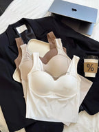 Naadloze U-rug bh van Ice Silk met vaste cups