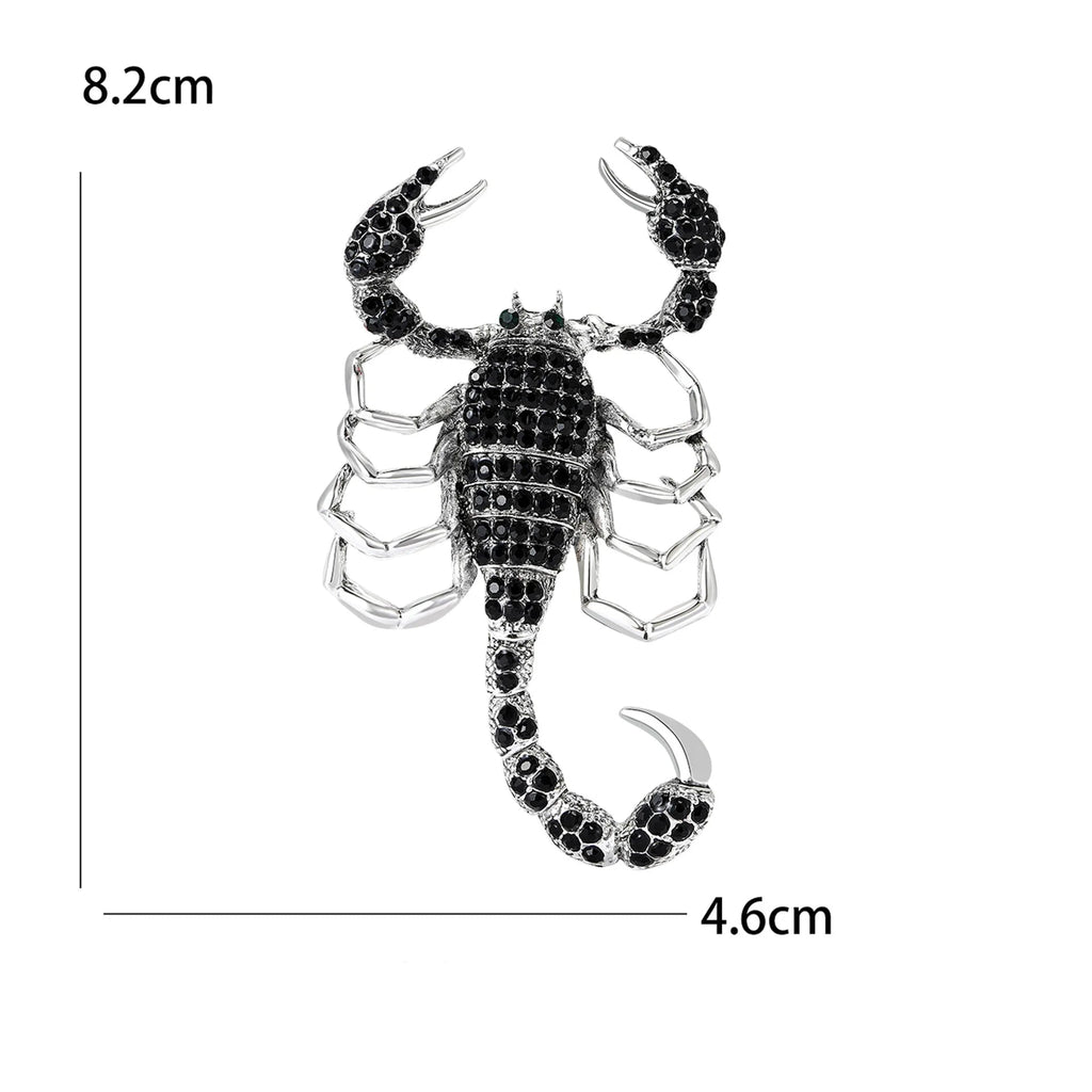 Crystal Scorpion Brooch – alternate view 5
