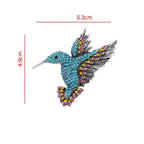 Crystal Hummingbird Brooch – alternate view 5