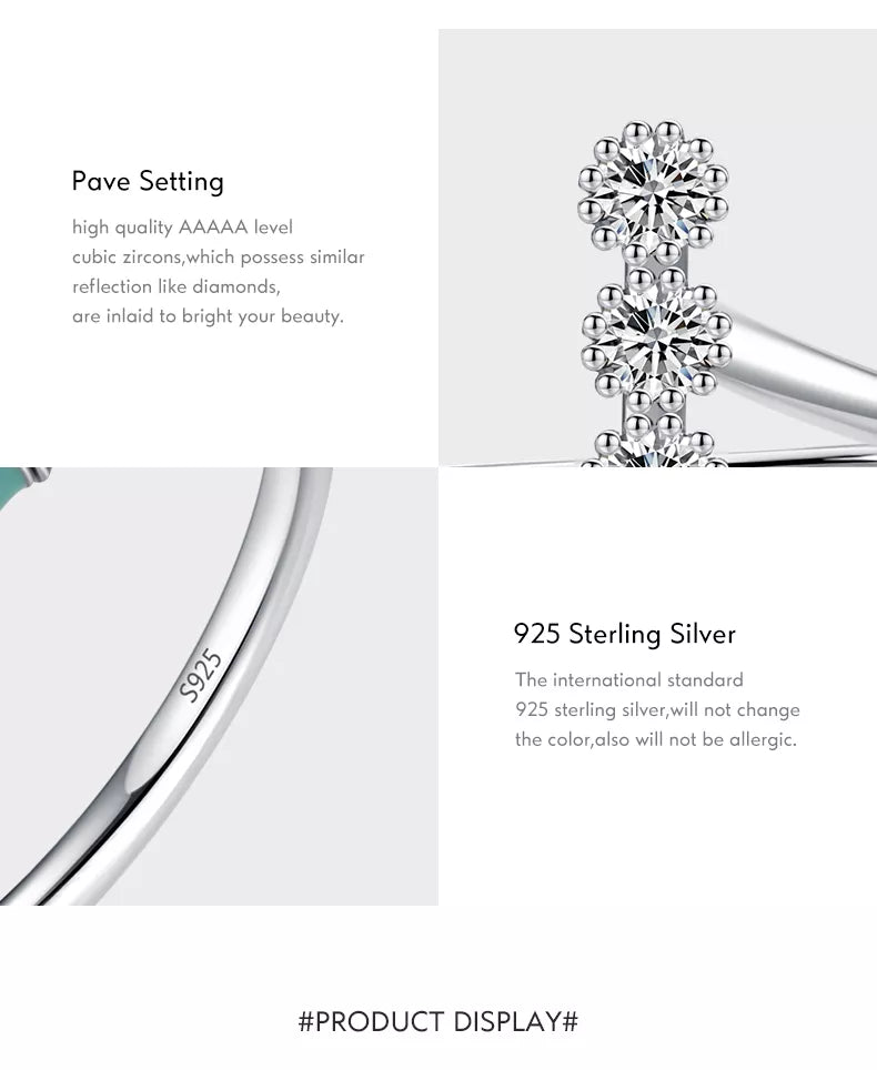 Authentieke 925 sterling zilveren delicate ring