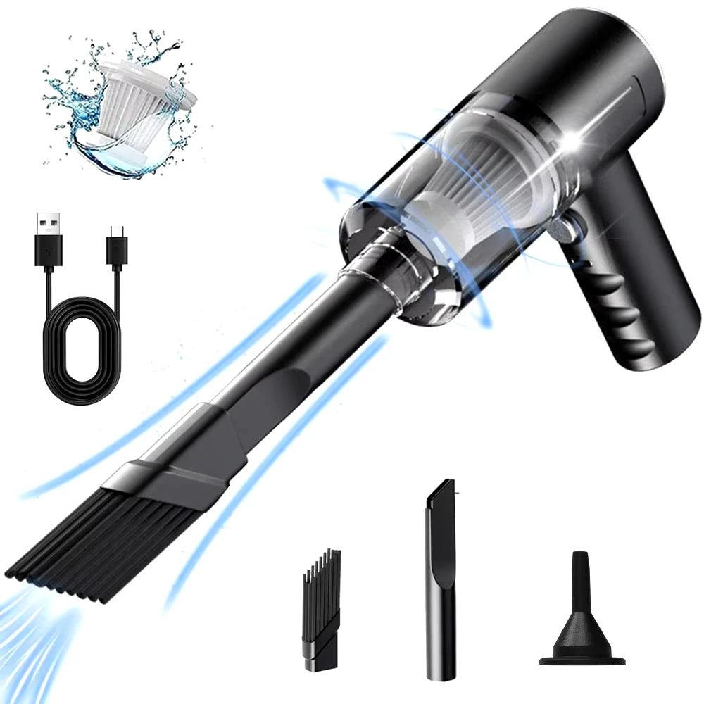High Power Portable USB Car Vacuum Cleaner