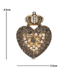Crystal Heart Brooch – alternate view 2