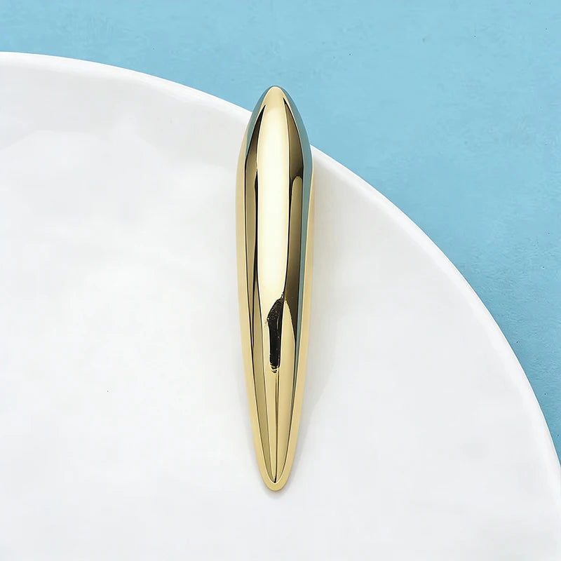Stainless Steel Geometric Brooch – alternate view 3